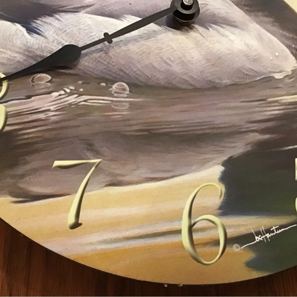 Joe Hautman Mallard Duck Print Clock